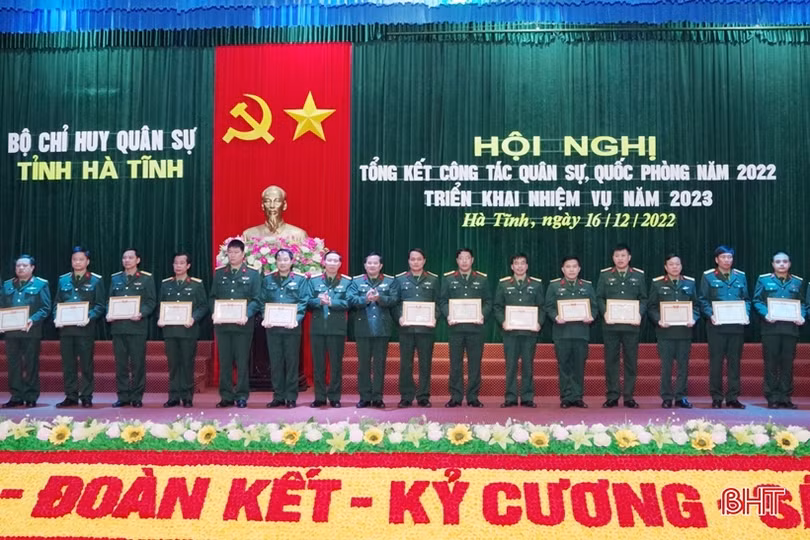 Bộ CHQS Hà Tĩnh hội nghị quân chính, phát động thi đua thực hiện nhiệm vụ năm 2023