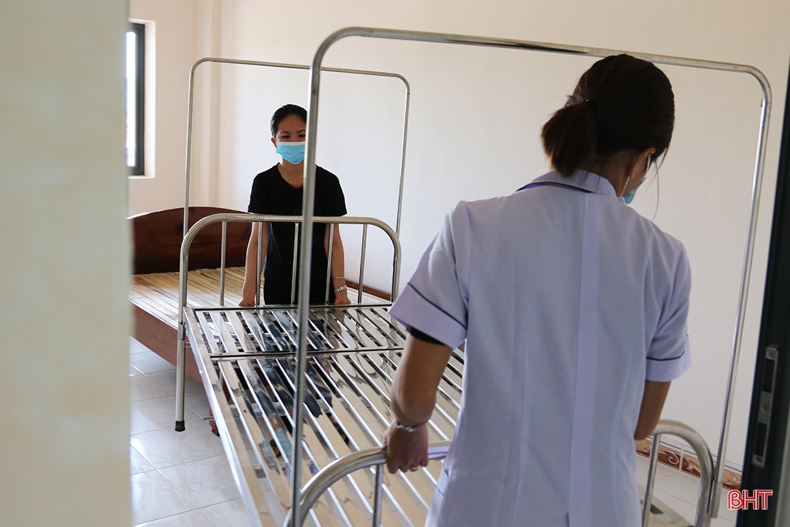 Cận cảnh nơi sẽ điều trị bệnh nhân mắc Covid-19 ở huyện phía Nam Hà Tĩnh