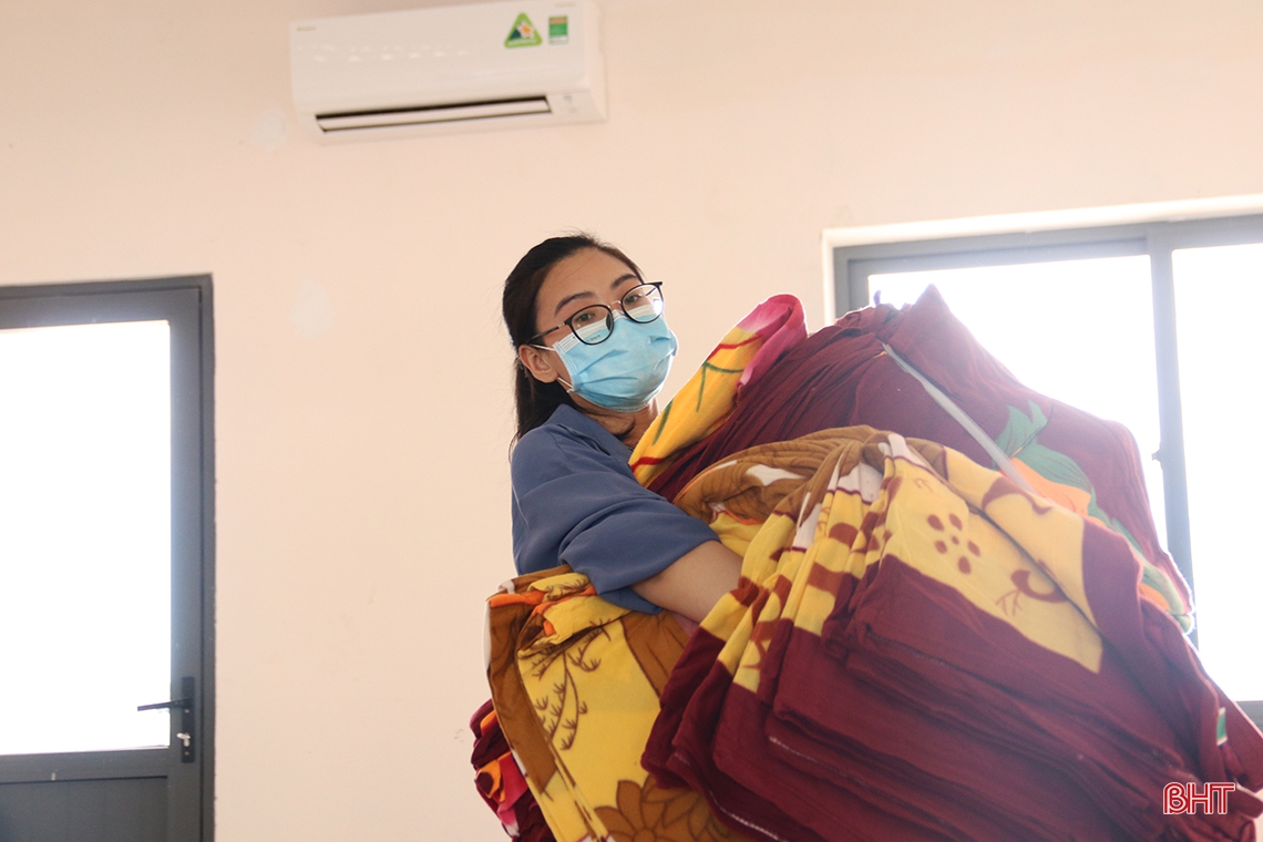 Cận cảnh nơi sẽ điều trị bệnh nhân mắc Covid-19 ở huyện phía Nam Hà Tĩnh