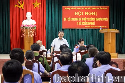 Chủ tịch UBND tỉnh Võ Kim Cự đánh giá cao những kết quả Viện KSND tỉnh đã đạt được trong thời gian qua