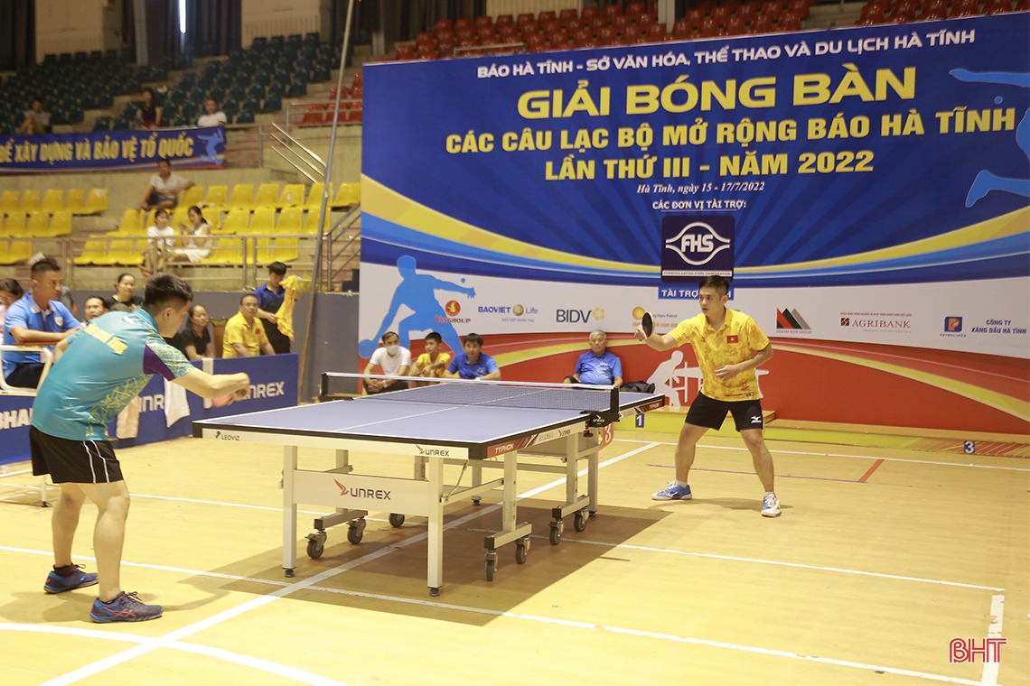 Giải Bóng bàn các CLB mở rộng Báo Hà Tĩnh năm 2022 thành công tốt đẹp