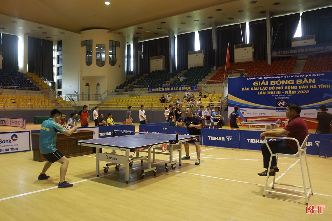 Giải Bóng bàn các CLB mở rộng Báo Hà Tĩnh năm 2022 thành công tốt đẹp