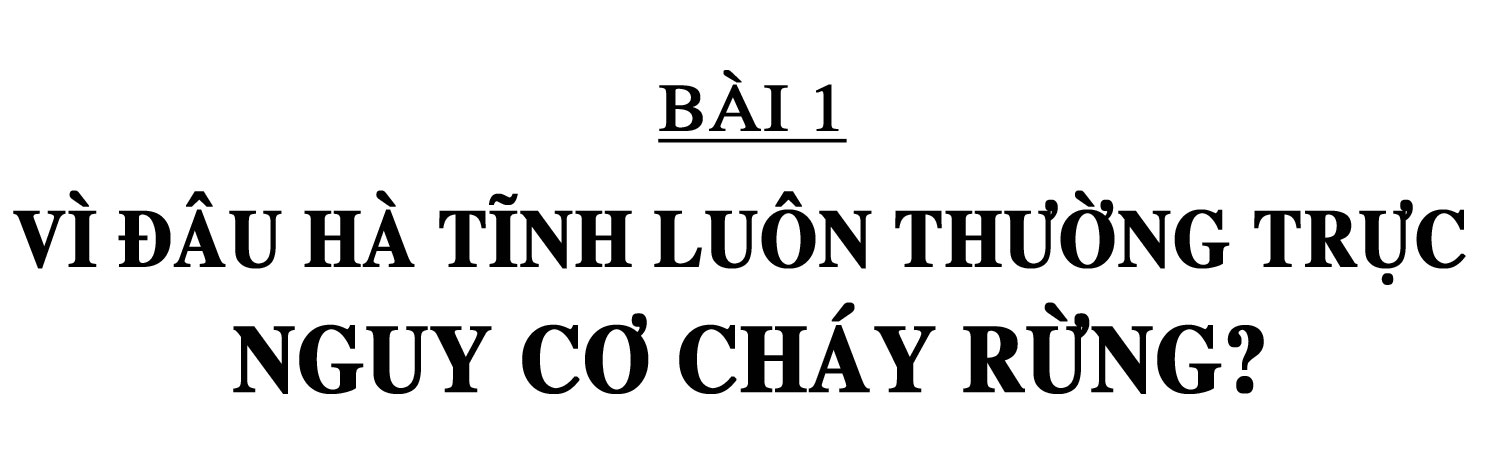 Phòng chống cháy rừng - cần sự chung tay của cả cộng đồng (bài 1): Vì đâu Hà Tĩnh luôn thường trực nguy cơ cháy rừng?