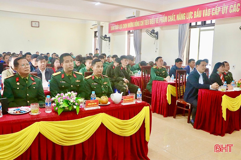Chiều 10/2, huyện Vũ Quang tổ chức giao lưu, gặp mặt thanh niên lên đường nhập ngũ năm 2025.