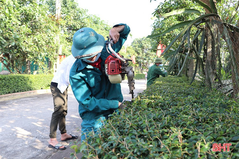 Người dân xã Thọ Điền luôn ý thức làm đẹp khu dân cư.