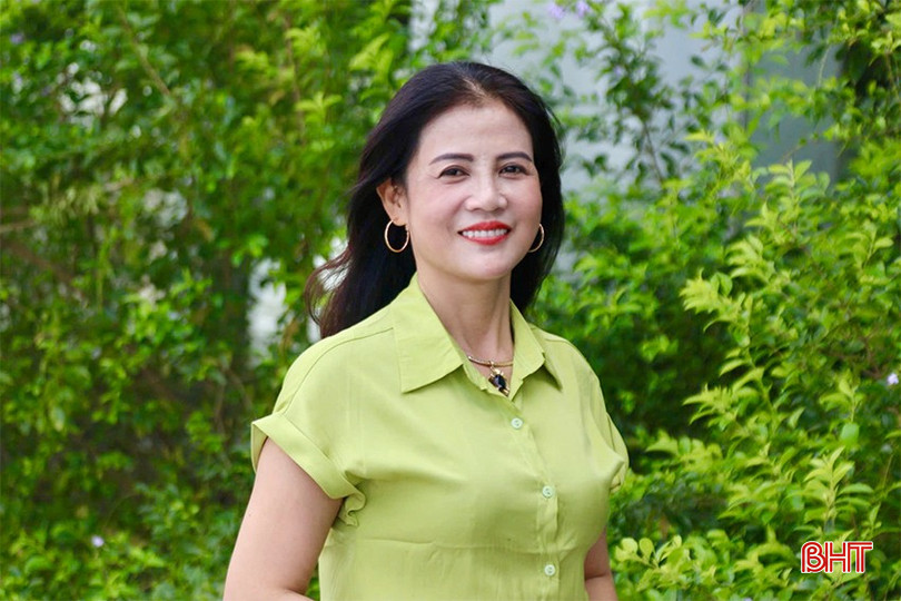 Bà Nguyễn Thị Hạnh - Giám đốc HTX Thương mại dịch vụ chế biến nông sản Hạnh Cường.