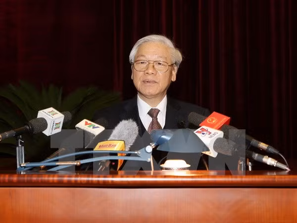 toan van phat bieu cua tong bi thu tai hoi nghi kiem tra giam sat dang