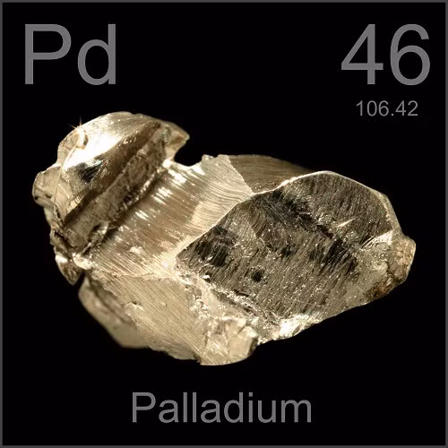 Trong bảng nguyên tố hóa học, Palladium có tên viết tắt là PD, đứng thứ 46 và có khối lượng nguyên tử là 106,42u. Những vật liệu siêu đắt trong chế tạo xe hơi