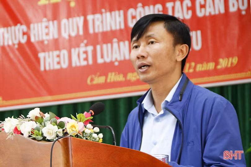 Cẩm Xuyên cần đánh giá cán bộ sát hơn để chọn được đội ngũ tinh túy cho xã mới