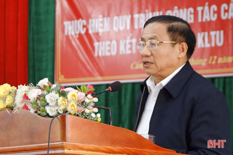 Cẩm Xuyên cần đánh giá cán bộ sát hơn để chọn được đội ngũ tinh túy cho xã mới