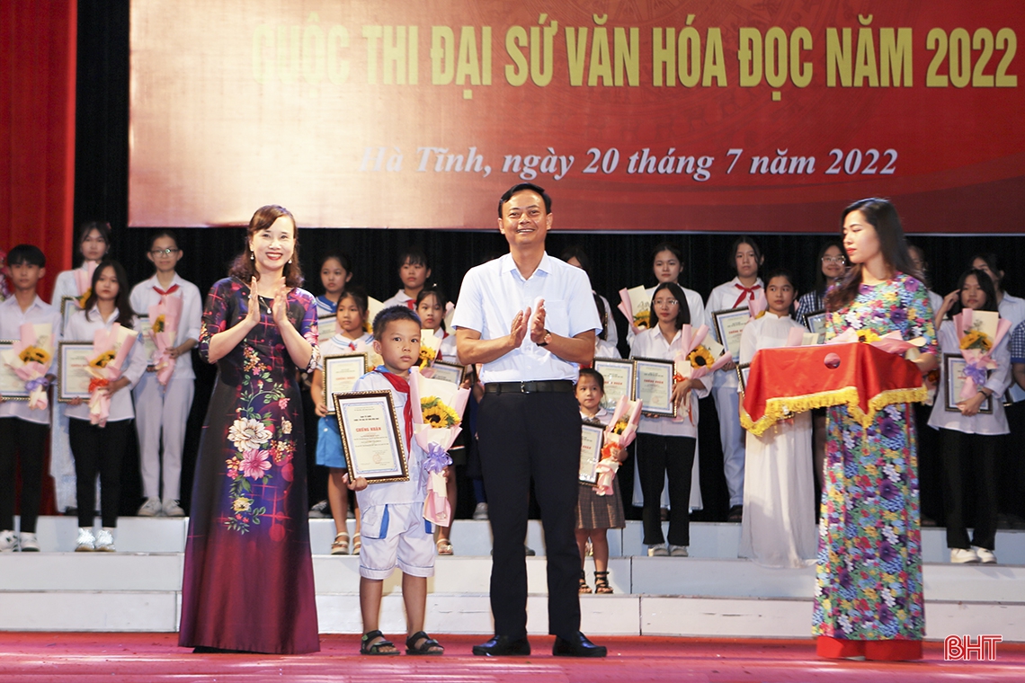 57 gương mặt xuất sắc đạt giải Cuộc thi Đại sứ văn hóa đọc cấp tỉnh Hà Tĩnh
