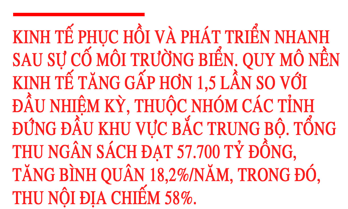 Đoàn kết, dân chủ, xây dựng Đảng trong sạch vững mạnh, phấn đấu đưa Hà Tĩnh sớm trở thành tỉnh phát triển khá của cả nước