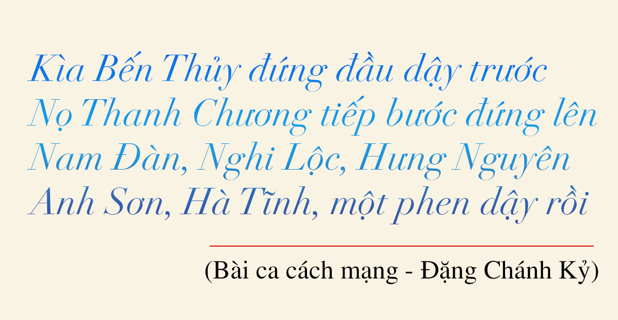Nghệ Tĩnh “đỏ”