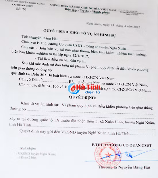 khoi to vu an bat giam lai xe khach gay tai nan nghiem trong tai nghi xuan