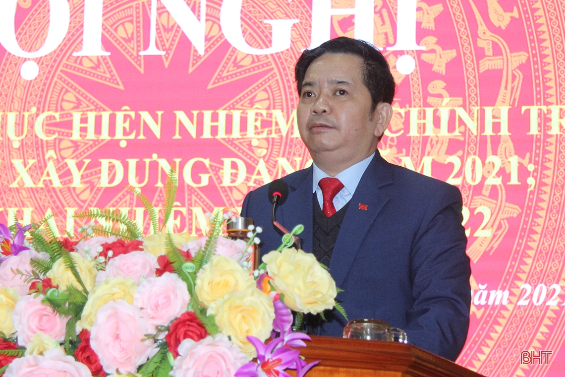 Hương Sơn cần phát huy cơ chế Đảng lãnh đạo toàn diện, chính quyền sáng tạo, quyết liệt trong điều hành