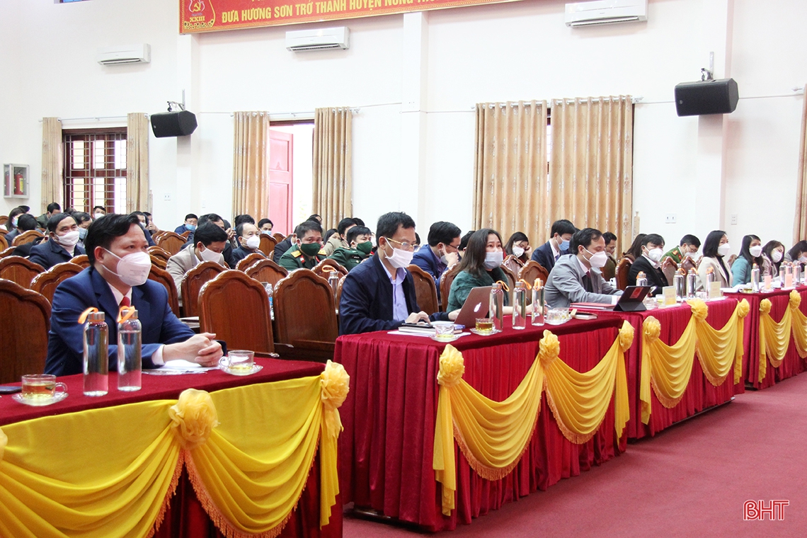 Hương Sơn cần phát huy cơ chế Đảng lãnh đạo toàn diện, chính quyền sáng tạo, quyết liệt trong điều hành
