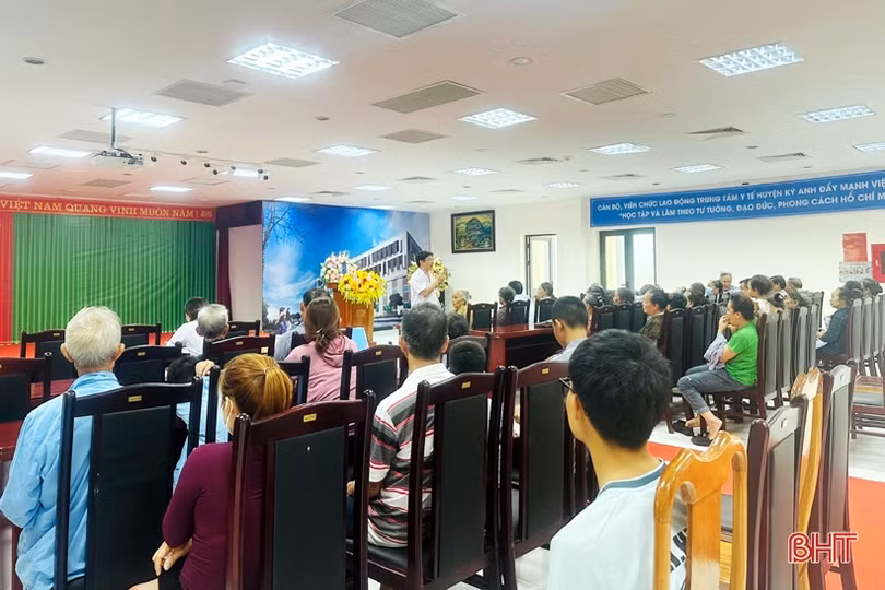 “Nói không” với thuốc lá ở Trung tâm Y tế huyện Kỳ Anh