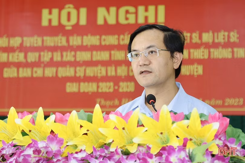 Thạch Hà ký kết phối hợp tuyên truyền, cung cấp thông tin về liệt sĩ