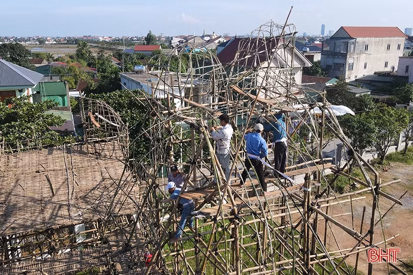 Dựng hang Bê-lem đón Giáng sinh ở Hà Tĩnh
