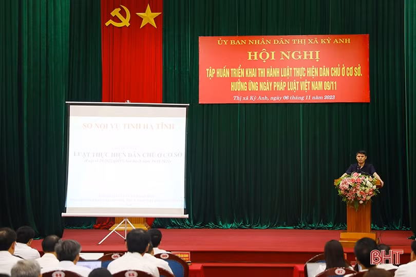 Hơn 250 đại biểu được cập nhật Luật Thực hiện dân chủ ở cơ sở 