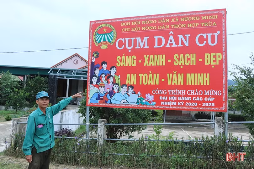 Chung sức xây dựng cụm dân cư “Sáng - xanh - sạch - đẹp - an toàn - văn minh”