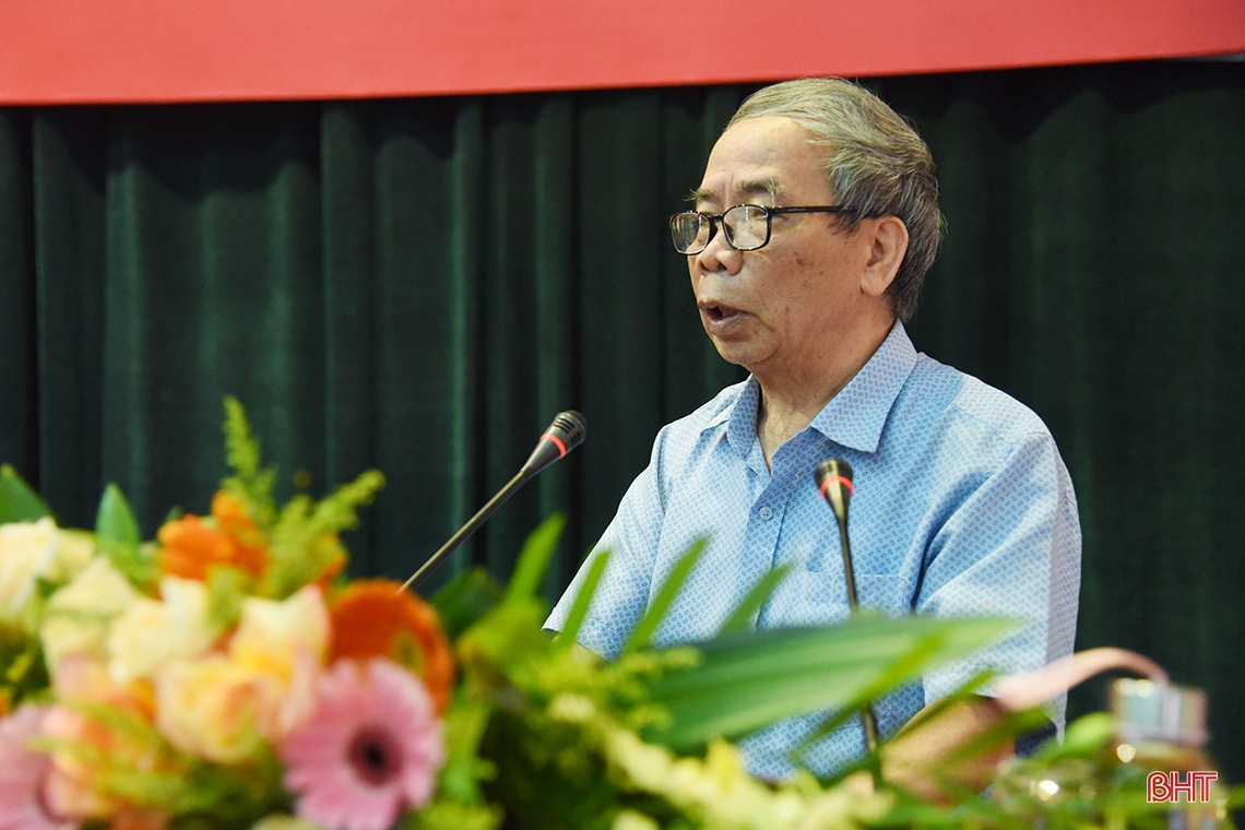 Cả hệ thống chính trị phải khơi dậy được truyền thống văn hóa, con người Hà Tĩnh
