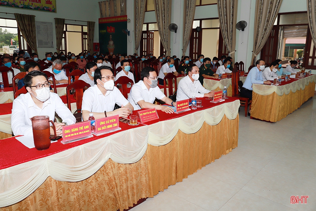 Kịp thời nắm bắt nguyện vọng, kiến nghị chính đáng của cử tri Nghi Xuân