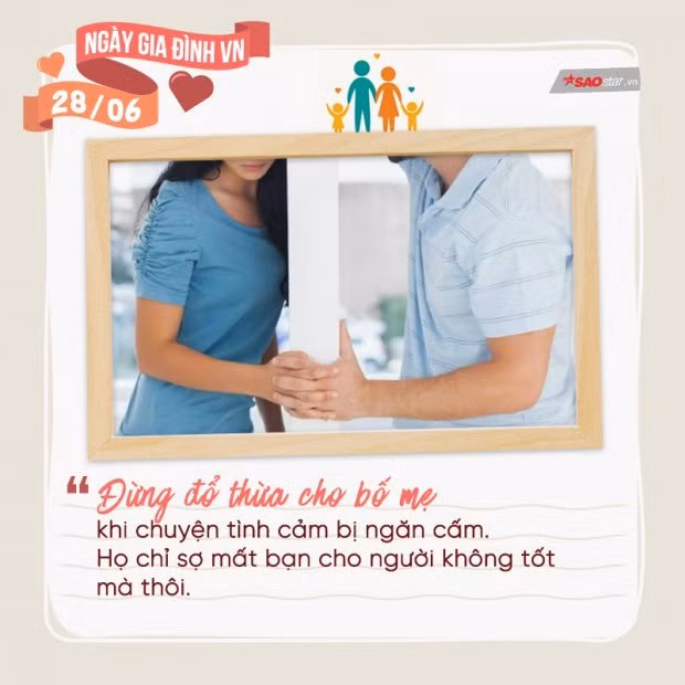 “Dù cuộc đời có thế nào, cũng đừng đổ thừa cho bố mẹ”