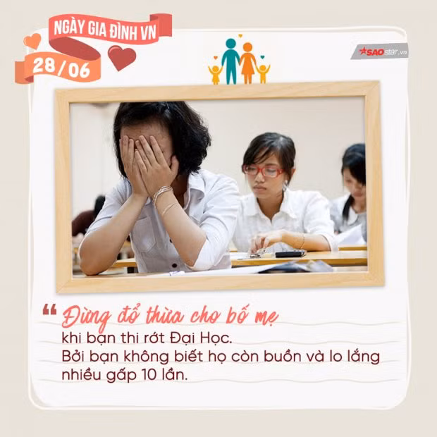 “Dù cuộc đời có thế nào, cũng đừng đổ thừa cho bố mẹ”