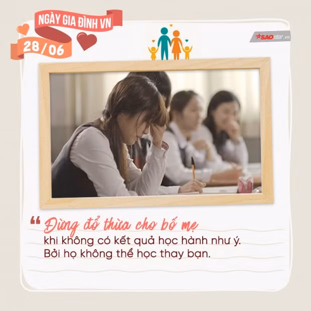 “Dù cuộc đời có thế nào, cũng đừng đổ thừa cho bố mẹ”