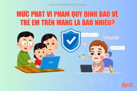 [Infographic] Mức phạt vi phạm quy định bảo vệ trẻ em trên mạng là bao nhiêu? 