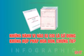 [Infographic] Những hành vi nào bị coi là sử dụng không hợp pháp hóa đơn, chứng từ? 
