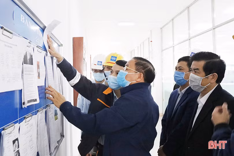 Bí thư Tỉnh ủy: Formosa Hà Tĩnh cần chủ động về mọi mặt trong phòng chống dịch Corona