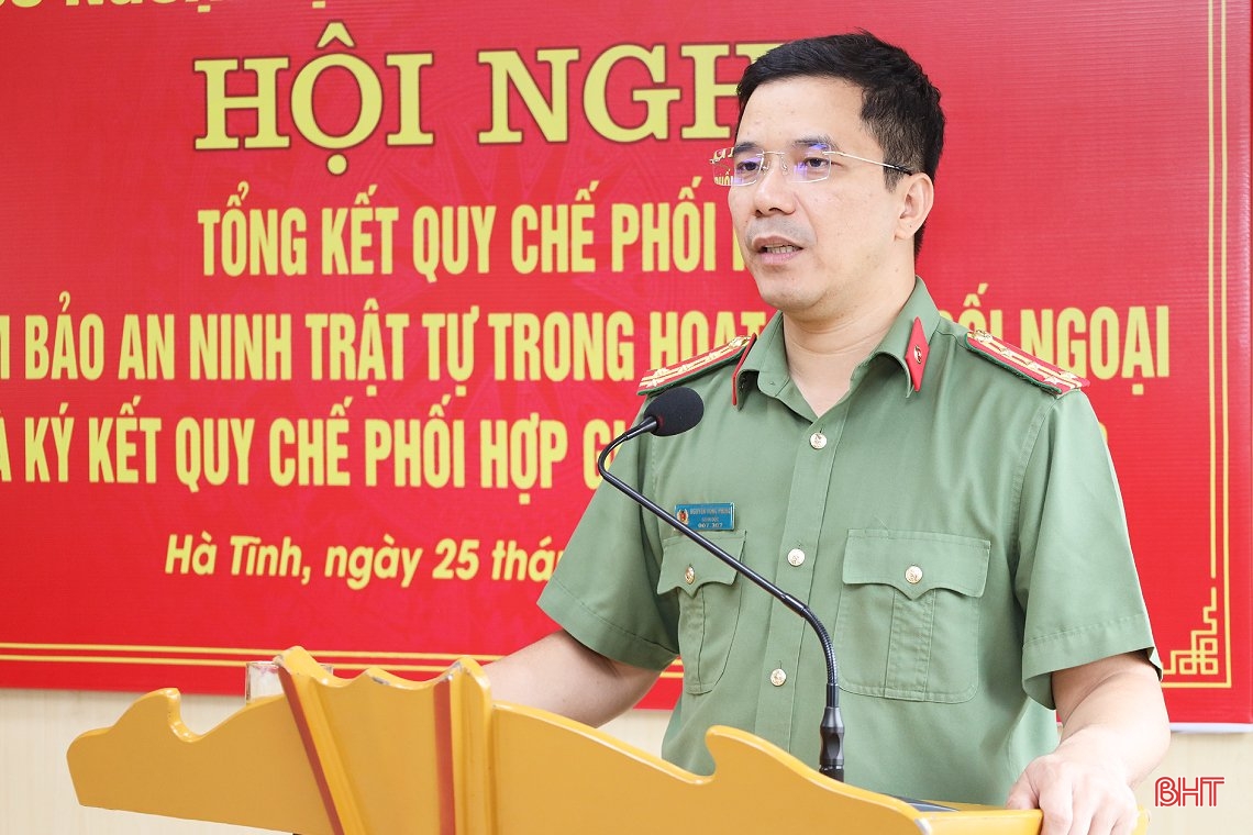 Phối hợp đảm bảo an ninh trật tự trong hoạt động đối ngoại