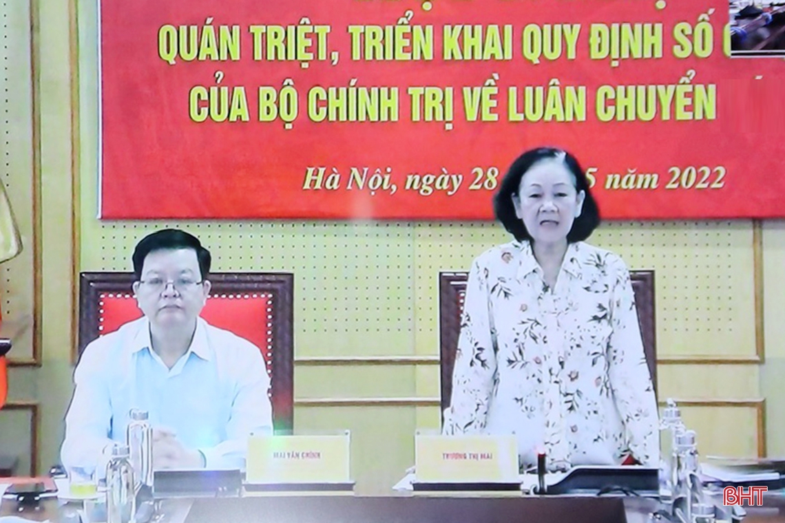 Cụ thể hóa quy định của Bộ Chính trị về luân chuyển cán bộ phù hợp với thực tiễn cơ quan, đơn vị