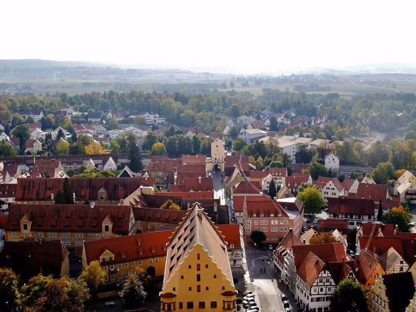 Nördlingen nhìn từ trên cao. Ảnh: Expedia