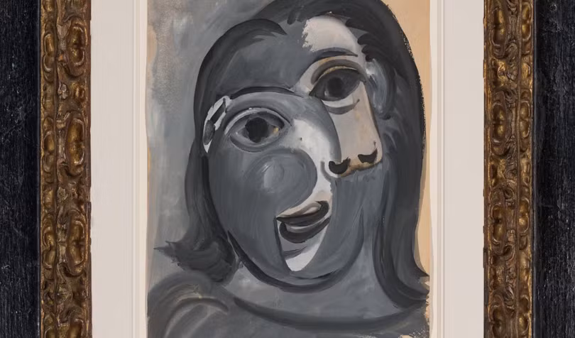 Tác phẩm “Tête de Femme” của họa sĩ Tây Ban Nha Pablo Picasso, được định giá khoảng 1 triệu USD, đã được quay xổ số nhằm hỗ trợ Quỹ Nghiên cứu Alzheimer. Ảnh: Picasso Estate
