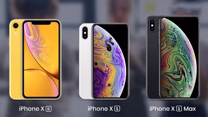 Năm 2018, Apple trình làng hàng loạt siêu phẩm lần lượt là XR, XS và XS Max