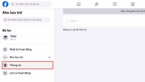 Chọn ảnh đại diện muốn khôi phục
