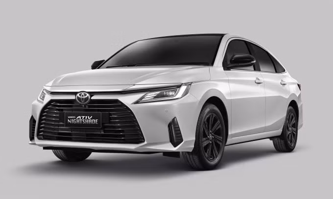 Toyota Vios/Yaris Ativ phiên bản mới nhất Nightshade ở Thái Lan. Ảnh: Toyota