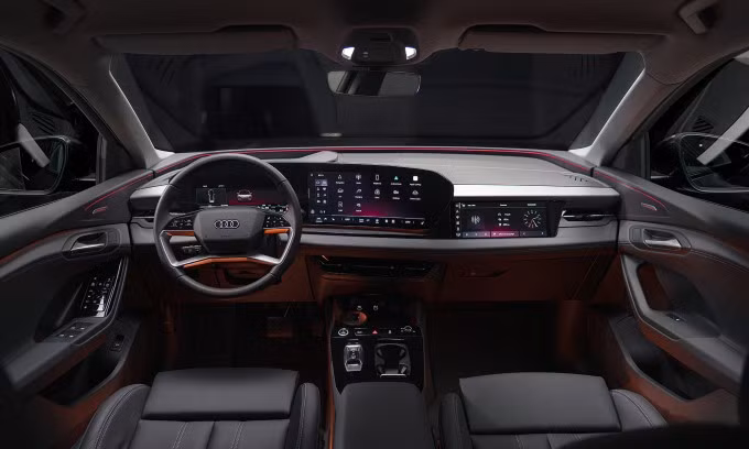 Nội thất Q6 e-tron tràn ngập công nghệ. Ảnh: AudiVN