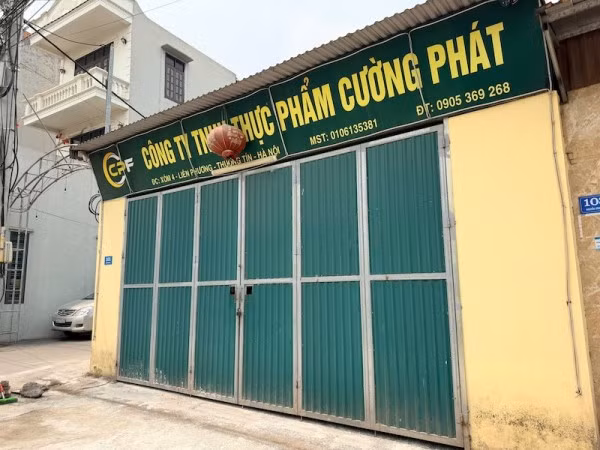 Trụ sở Công ty TNHH Thực phẩm Cường Phát.