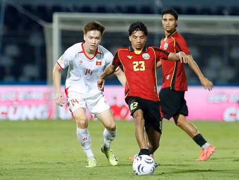 Timor Leste không thể cản được sức mạnh của Việt Nam - Ảnh: Anh Khoa