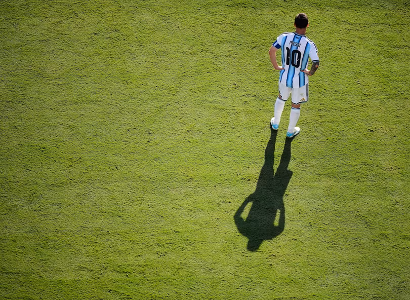 Lionel Messi trong trận Tây Ban Nha – Argentina ở chung kết World Cup 2026 trên sân MetLife, New Jersey, Mỹ ngày 19/7/2026. Ảnh: AP