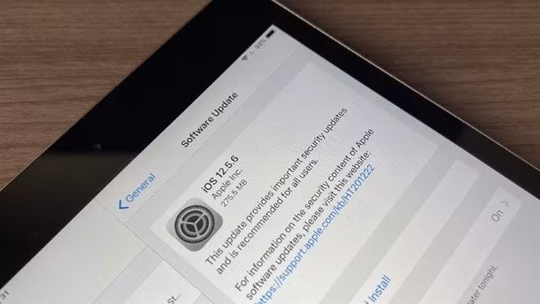 Lỗi khi cài đặt iOS cũ