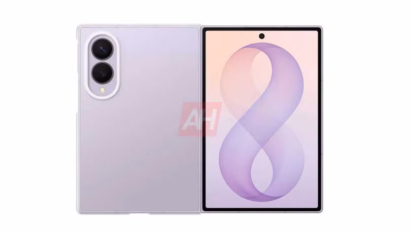 Ảnh dựng Galaxy Z Fold8 với tỷ lệ màn hình mới. Ảnh: Android Headlines.