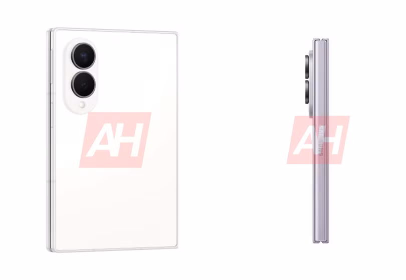 Phiên bản mới của Galaxy Z Fold8 có thể trang bị 2 camera sau, viền màn hình dày. Ảnh: Android Headlines.
