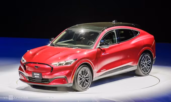Ford Mustang Mach-E ra mắt thị trường Việt Nam ngày 15/8. Ảnh: Lương Dũng