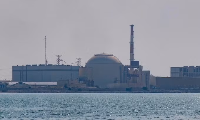 Nhà máy điện hạt nhân Bushehr ở Iran tháng 4/2024. Ảnh: AFP