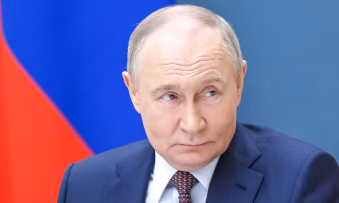 Tổng thống Nga Vladimir Putin tại thủ đô Moskva hôm 13/5. Ảnh: AFP
